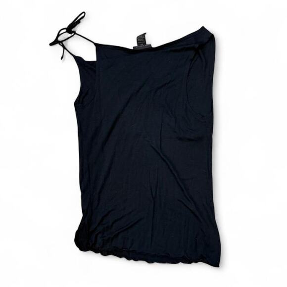 2000s mall core whimsigoth grunge asymetrical tie-shoulder tank The limited XS - Picture 2 of 5